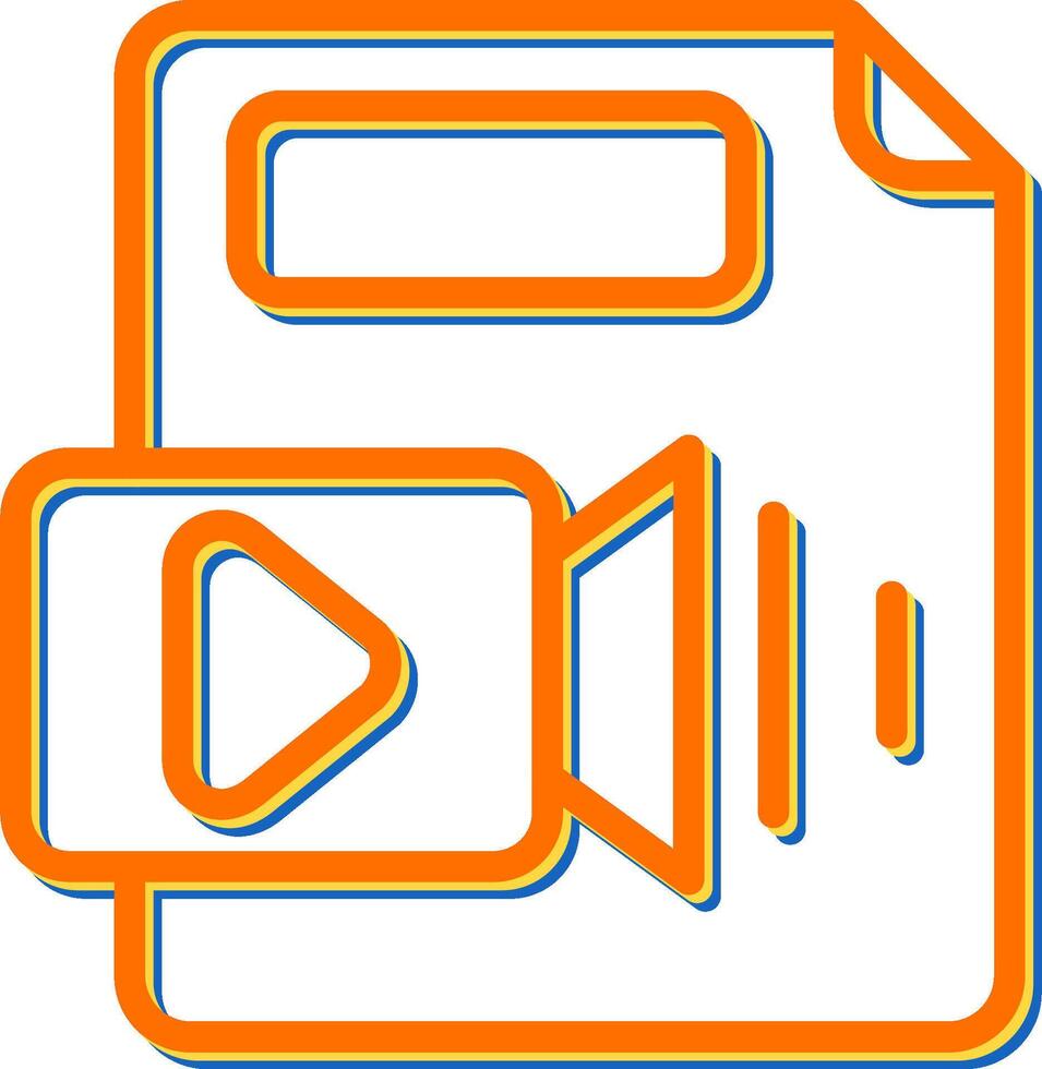 Video File Vector Icon