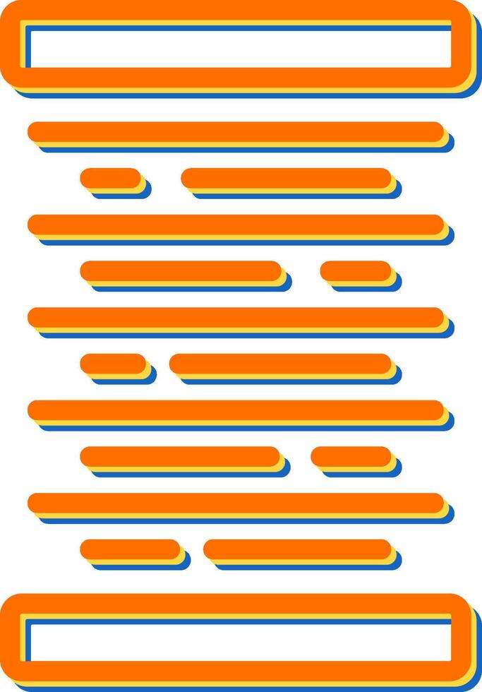 Center Alignment Vector Icon