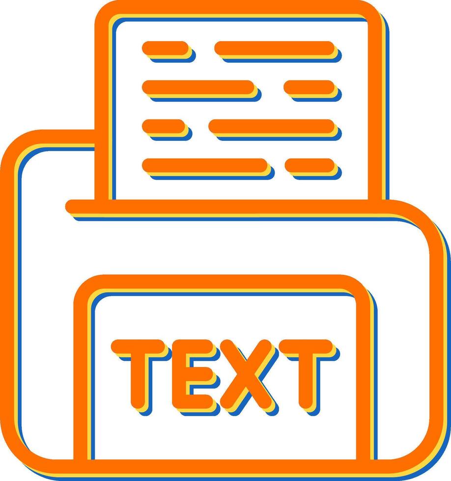 Text File Vector Icon