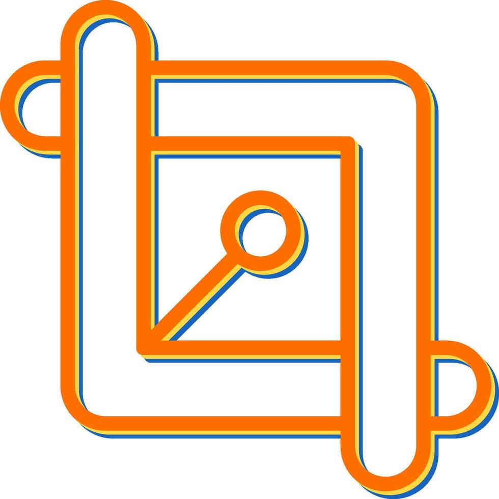 Crop Vector Icon