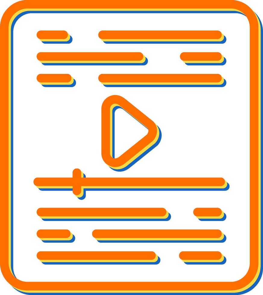 Video Vector Icon