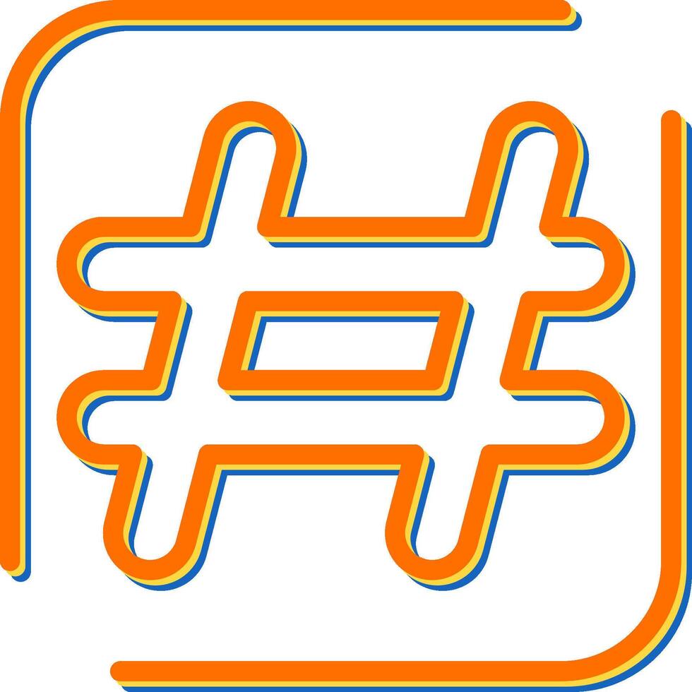 Hashtag Vector Icon
