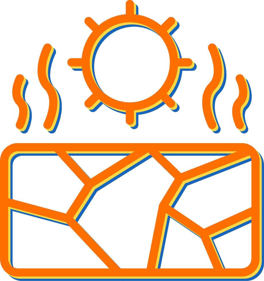 Drought Vector Icon