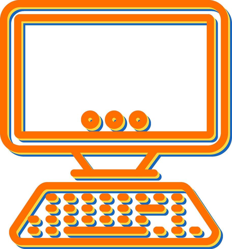 Desktop Vector Icon