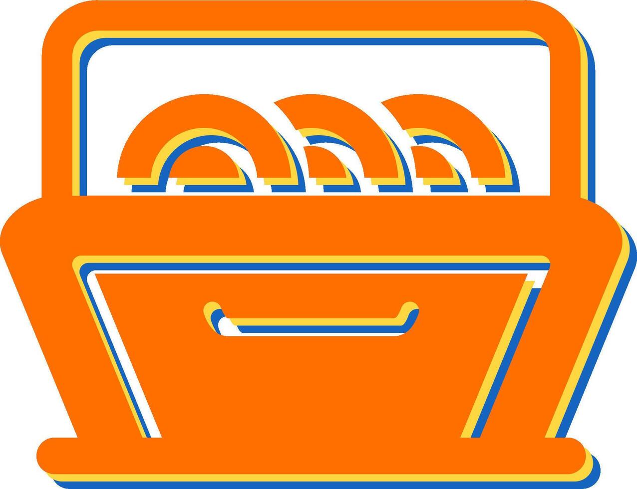 Dishwasher Vector Icon