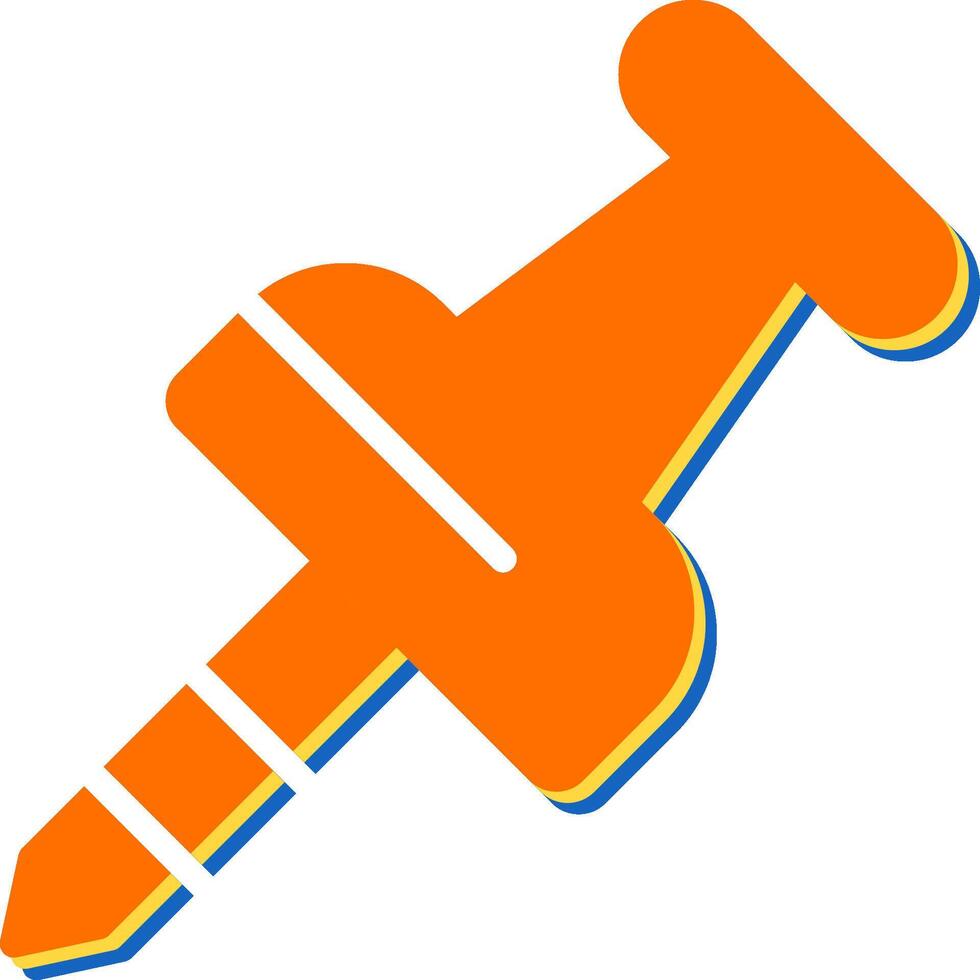Pushpin Vector Icon