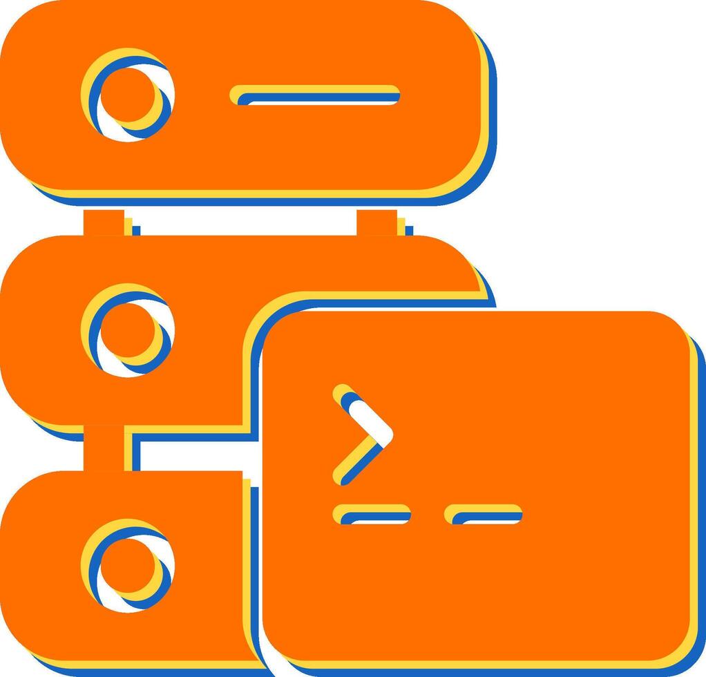 ssh hospedaje vector icono