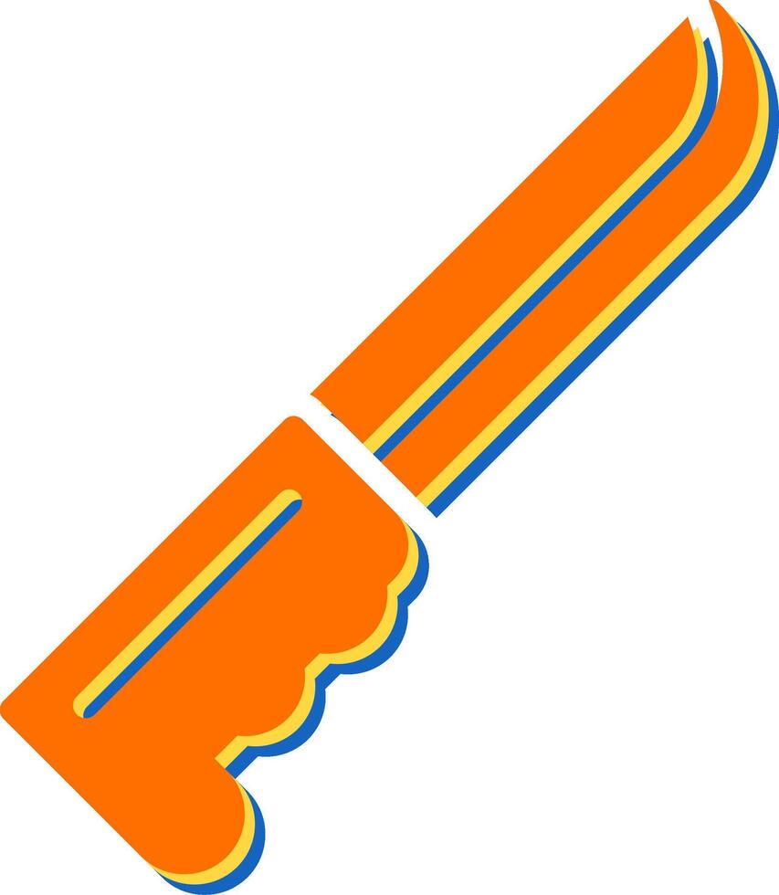 icono de vector de cuchillo