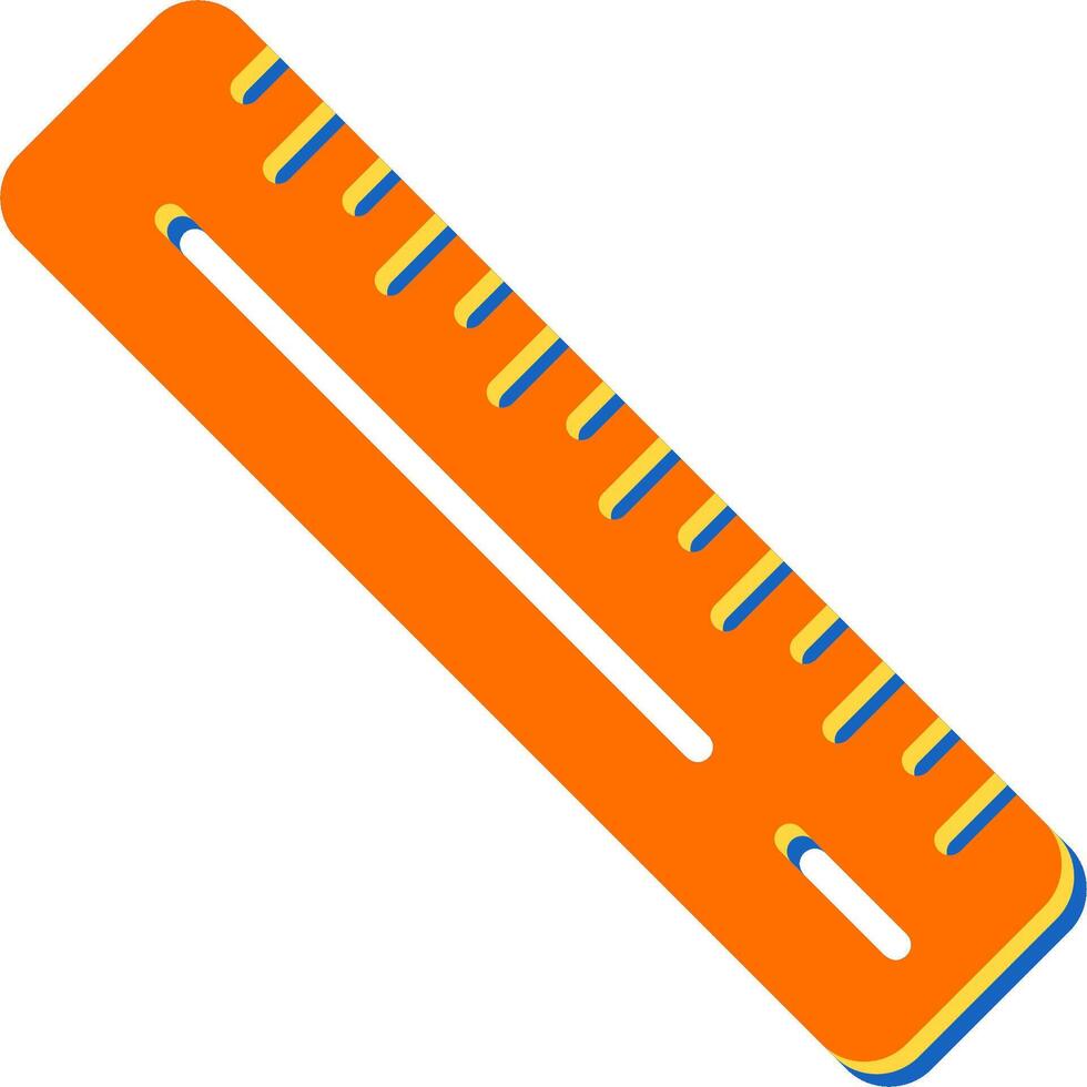 Straight Ruler Vector Icon