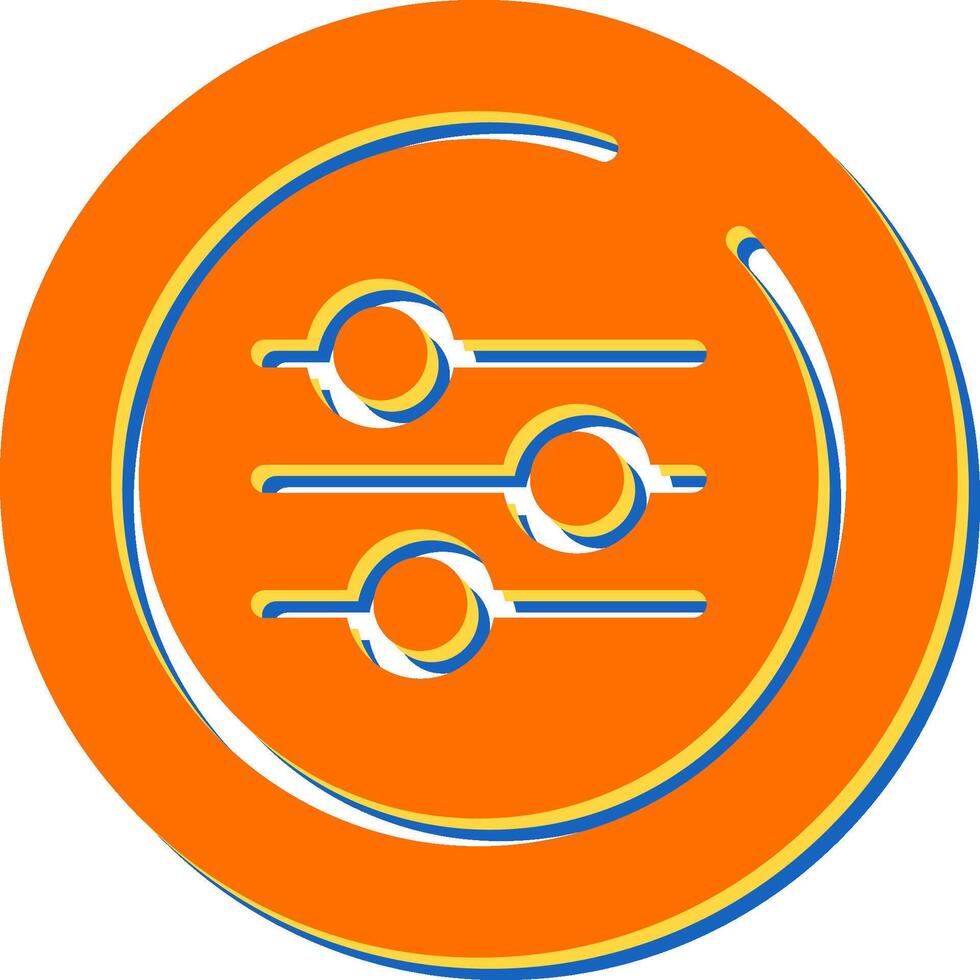 Equalizer Circle Vector Icon