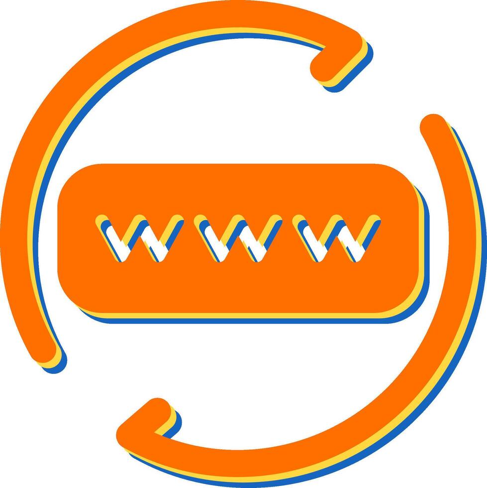 Domain Renewal Vector Icon