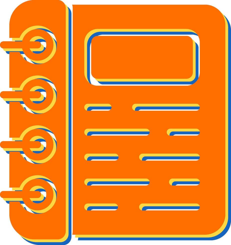 Spiral Notepad Vector Icon