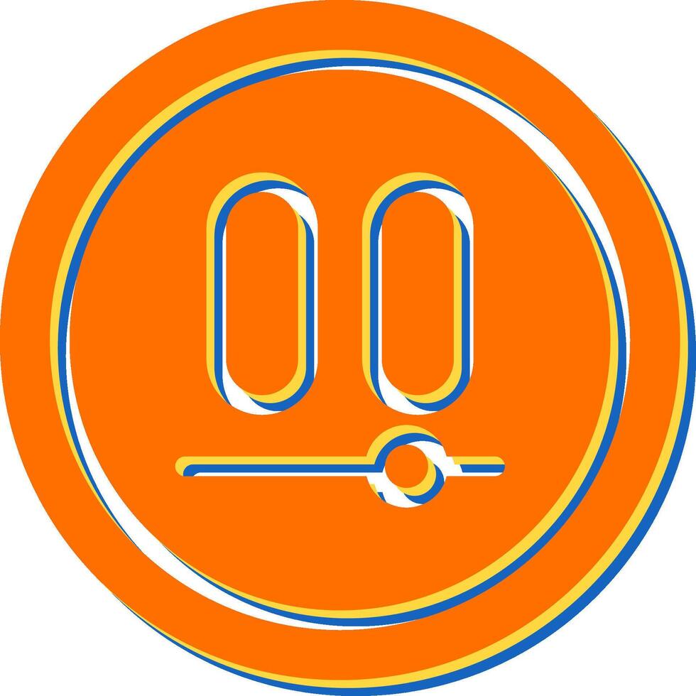 Video Pause Button Vector Icon