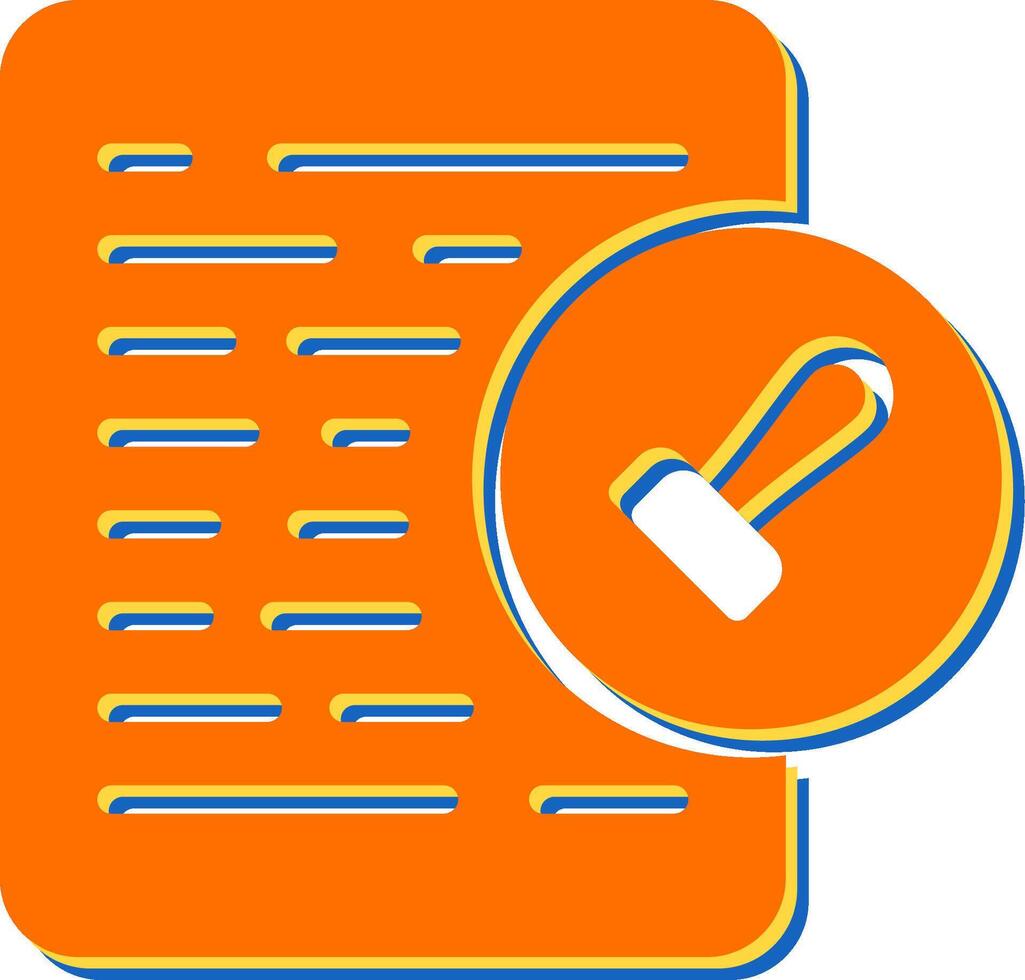 Document Permissions Vector Icon