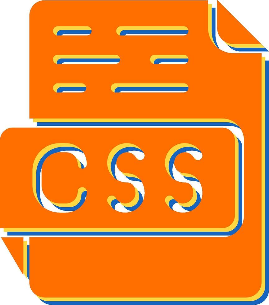 icono de vector de css