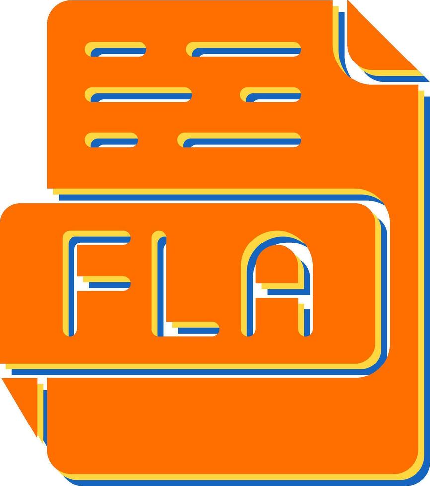 FLA Vector Icon