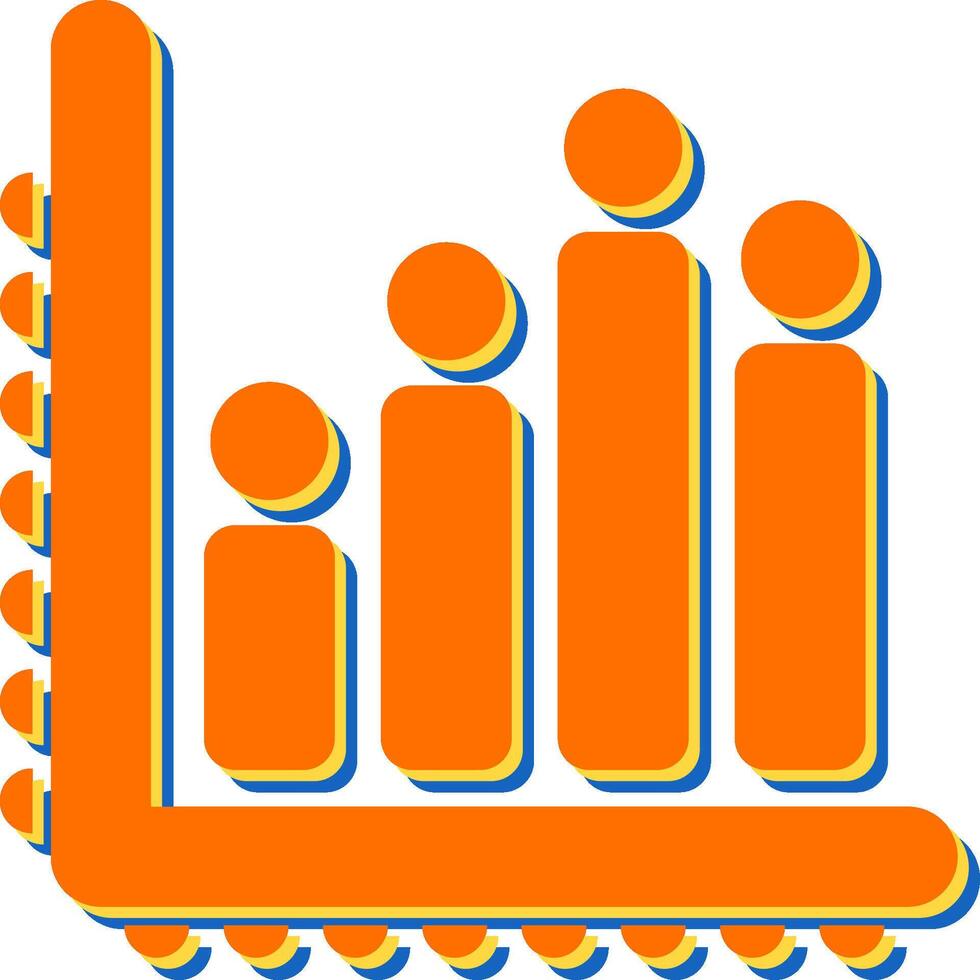 Bar Chart Vector Icon