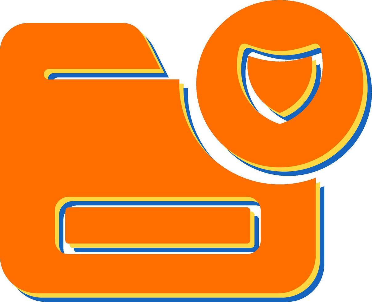 Document Security Vector Icon