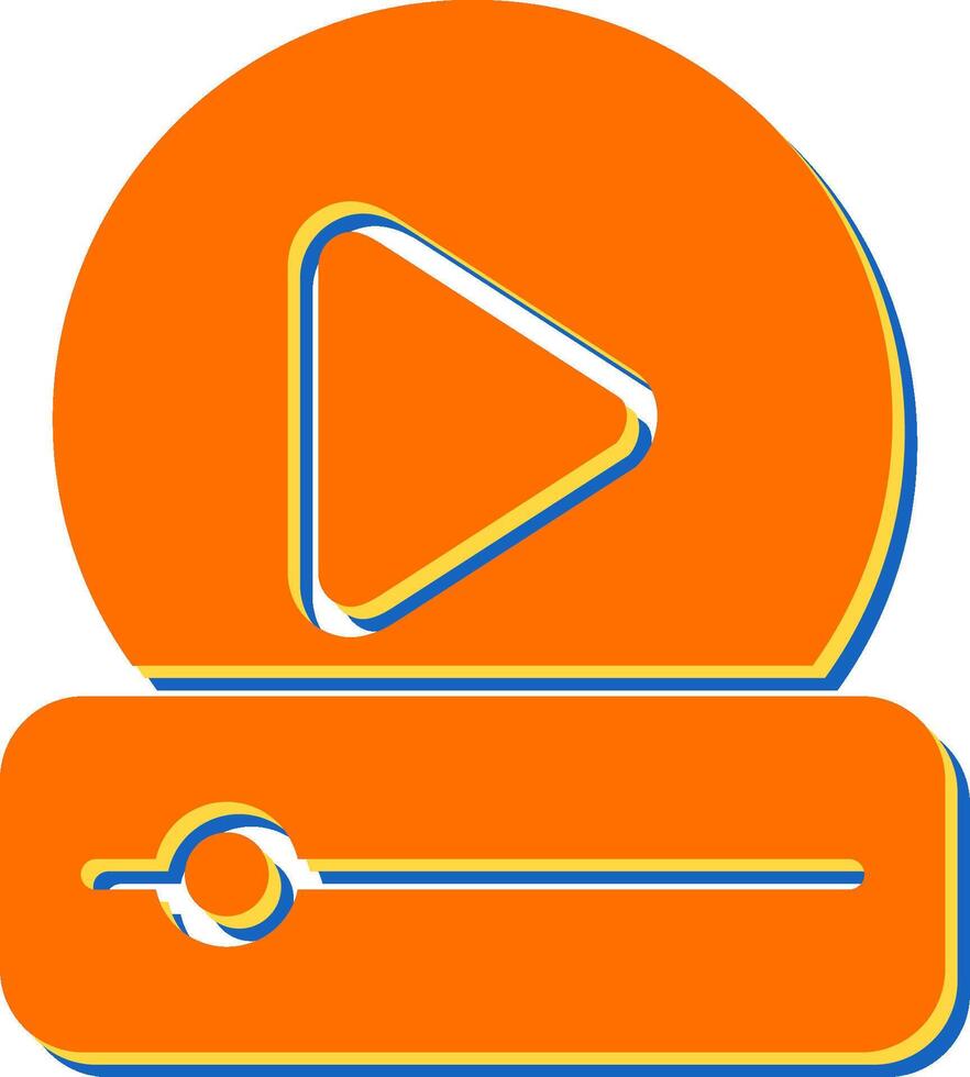 icono de vector de vídeo