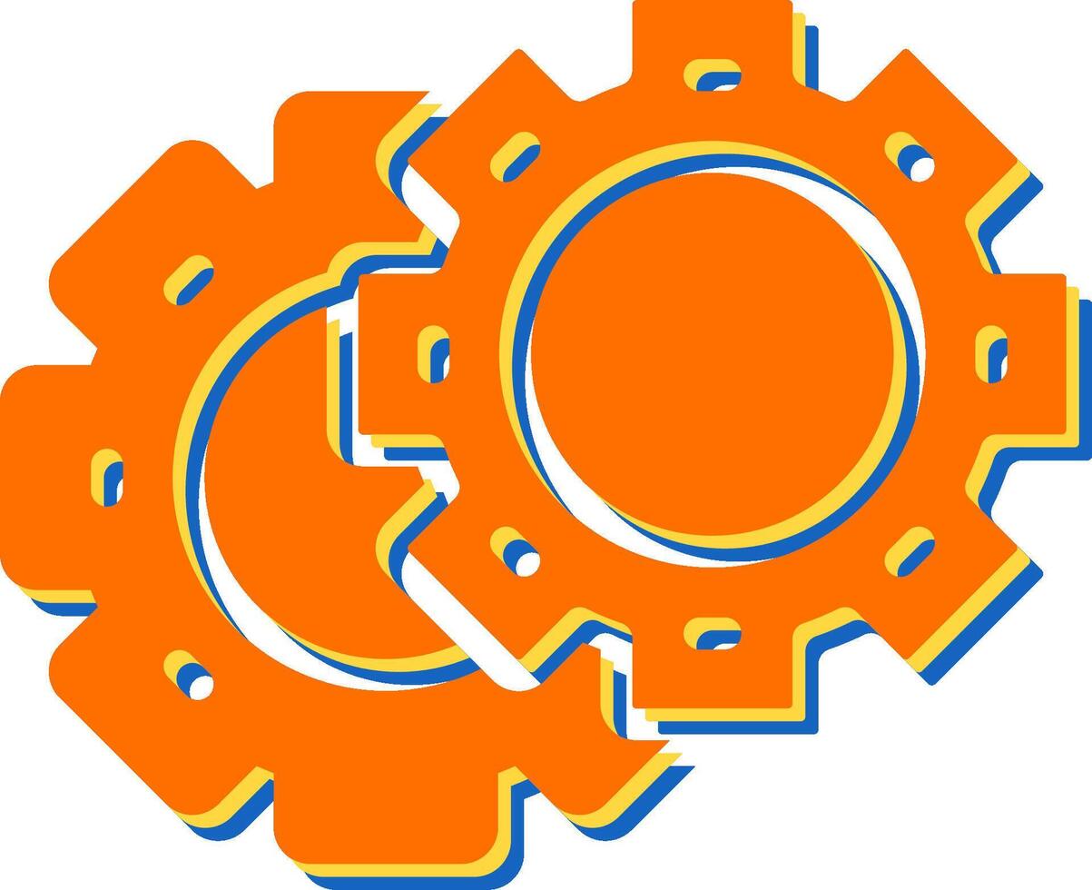 Gears Vector Icon