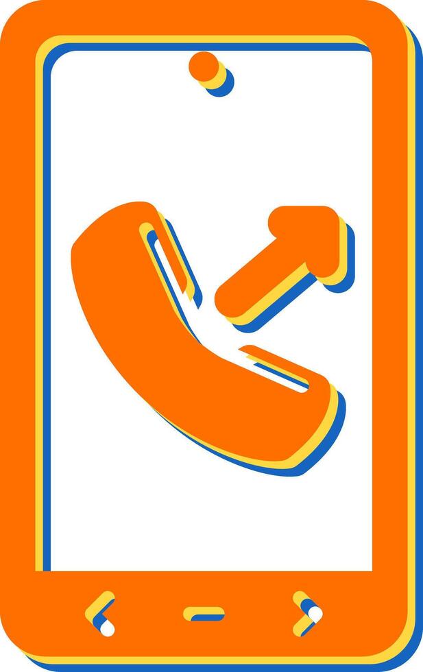 Out Going Call Vector Icon
