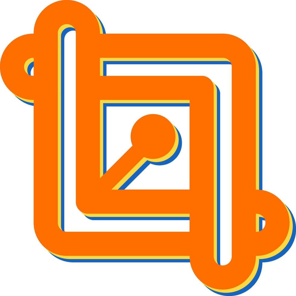 Crop Vector Icon