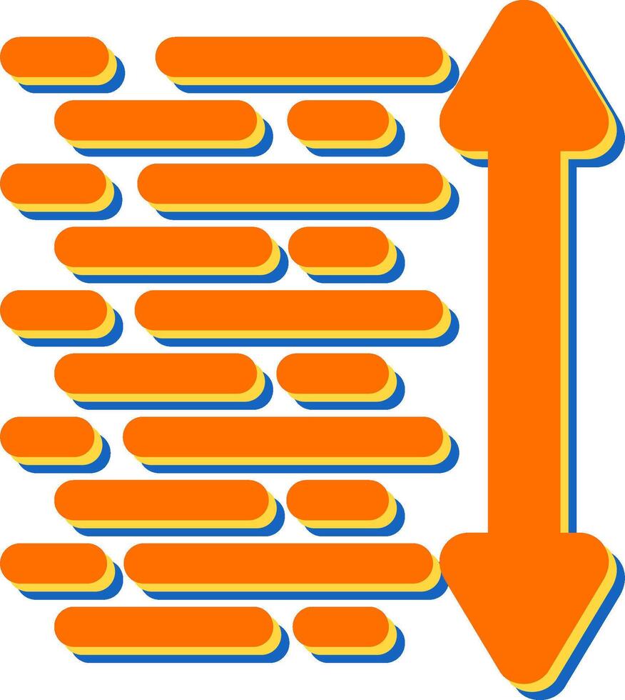 Line Spacing Vector Icon