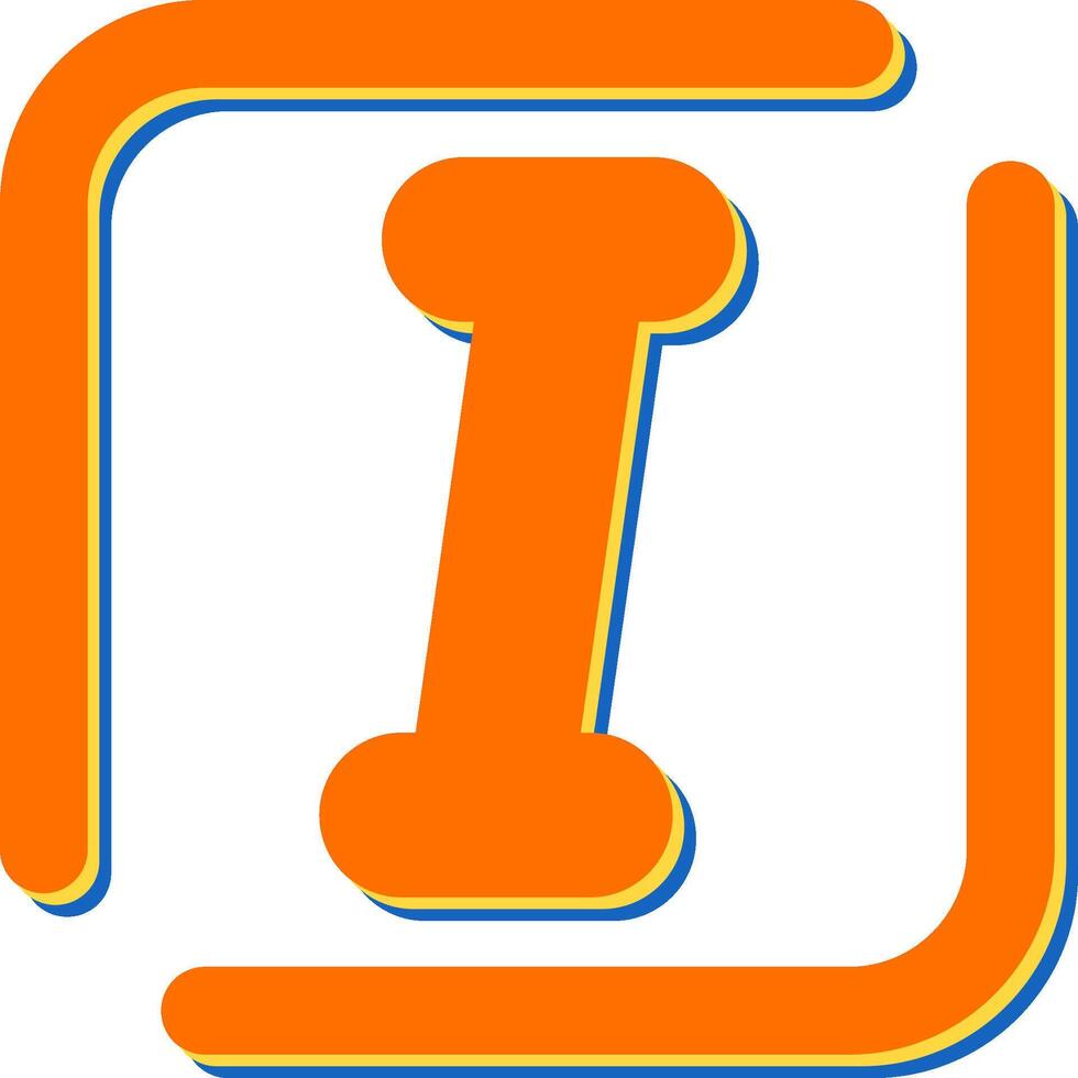 Italic Vector Icon