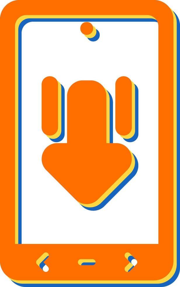 Swip Down Vector Icon