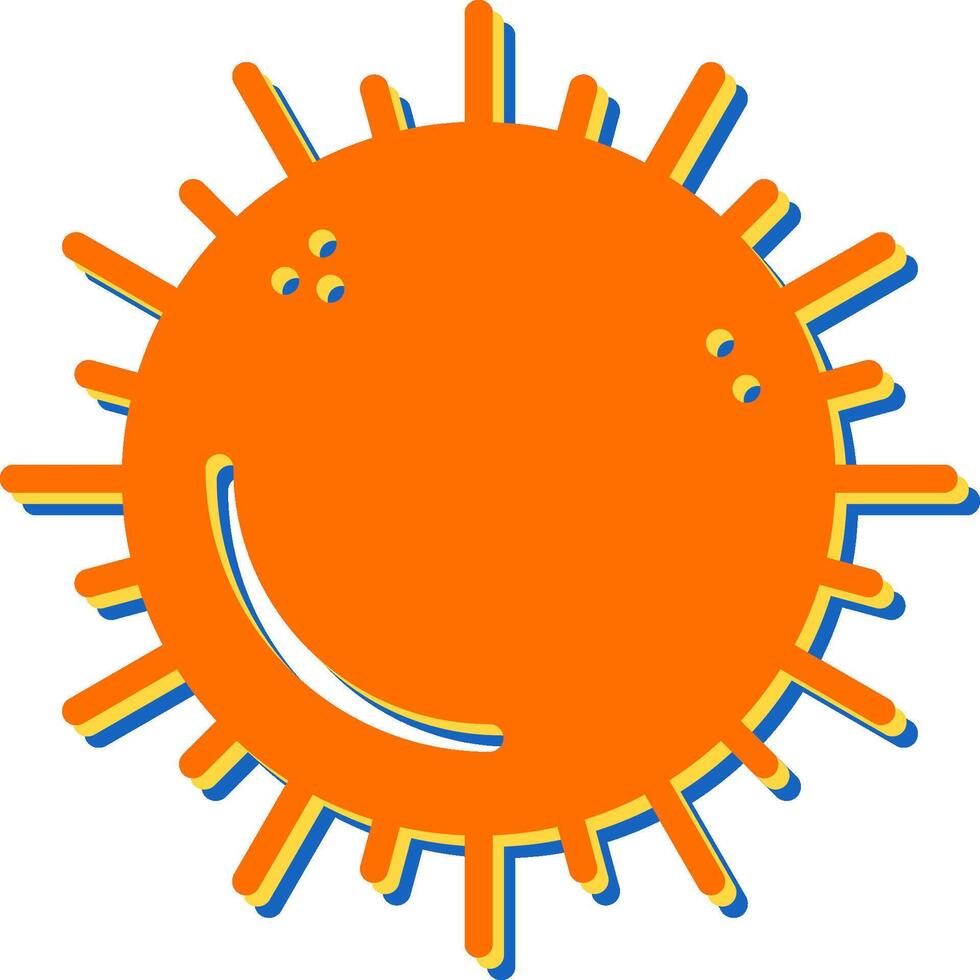 icono de vector de sol