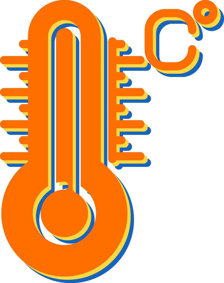 icono de vector de temperatura