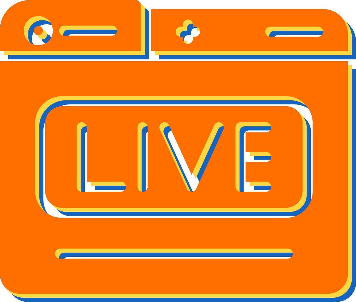 Live Stream Vector Icon