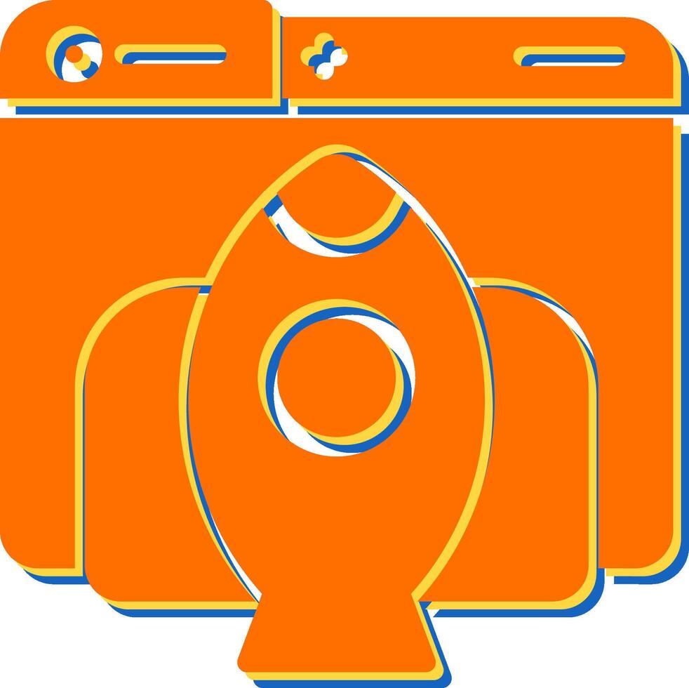 Rocket Launch Vector Icon