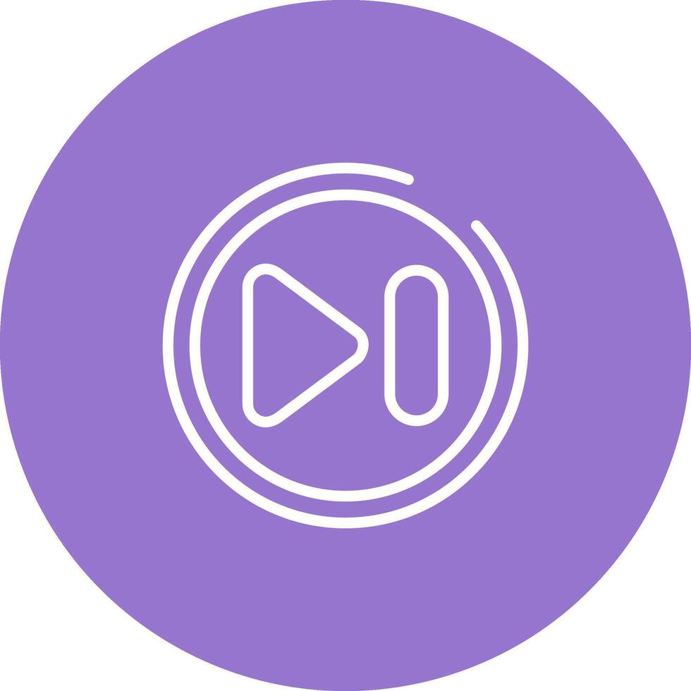Next Track Button Vector Icon