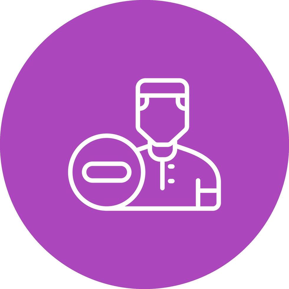 Minus User Vector Icon