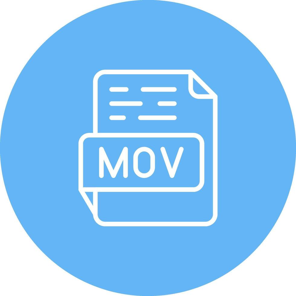 MOV Vector Icon