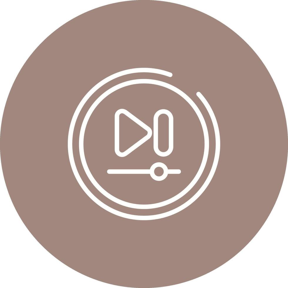 Video Next Track Button Vector Icon