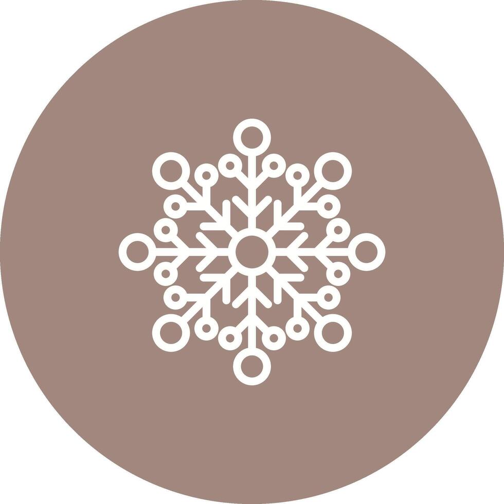 nieve vector icono