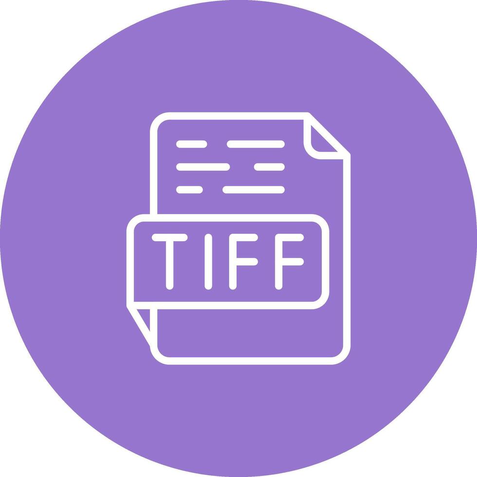 TIFF Vector Icon