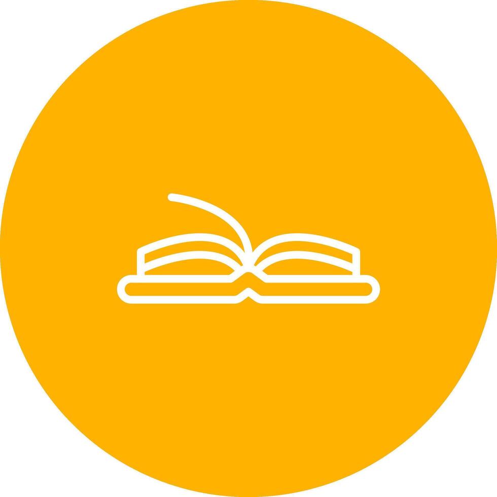 icono de vector de libro de lectura