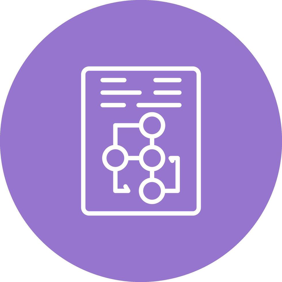 Document Workflow Vector Icon