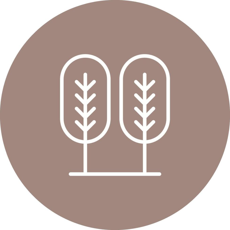 Birch tree Vector Icon