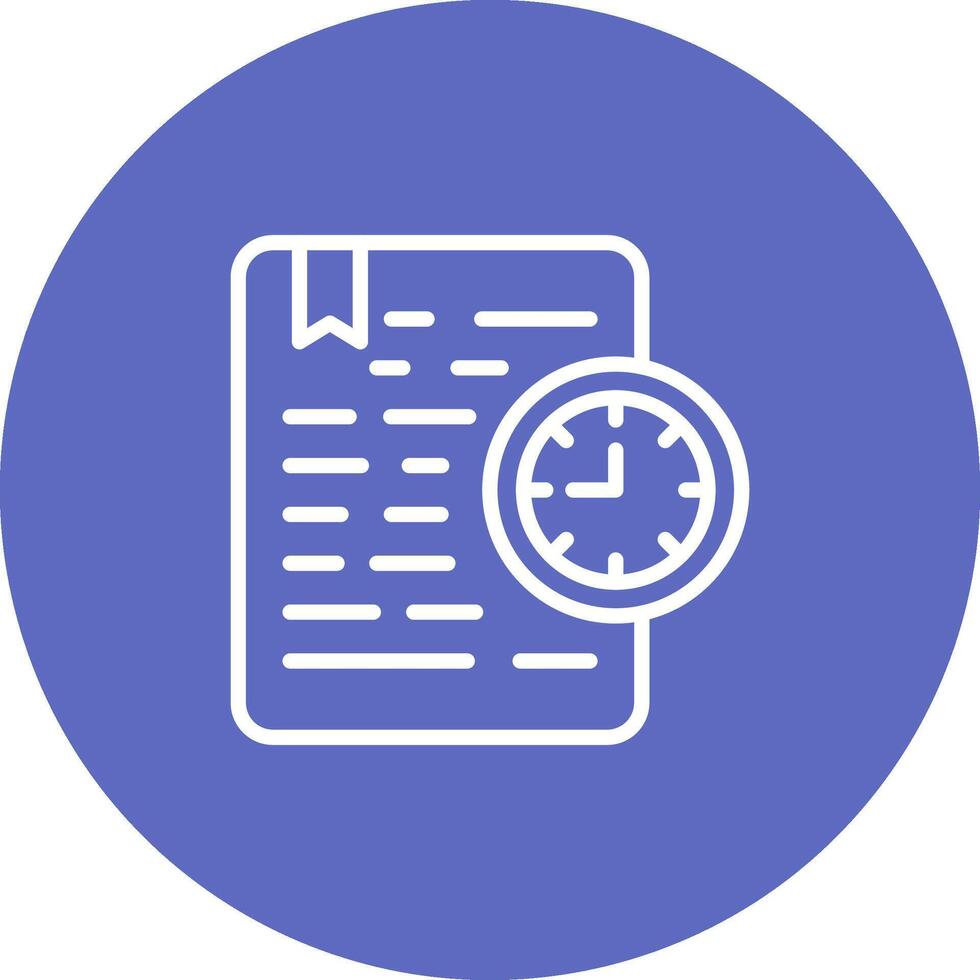 Document Expiration Vector Icon