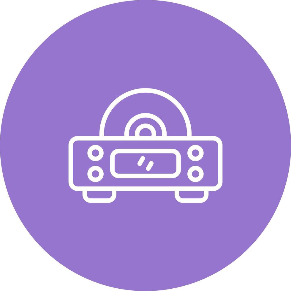 Cd Player Vector Icon