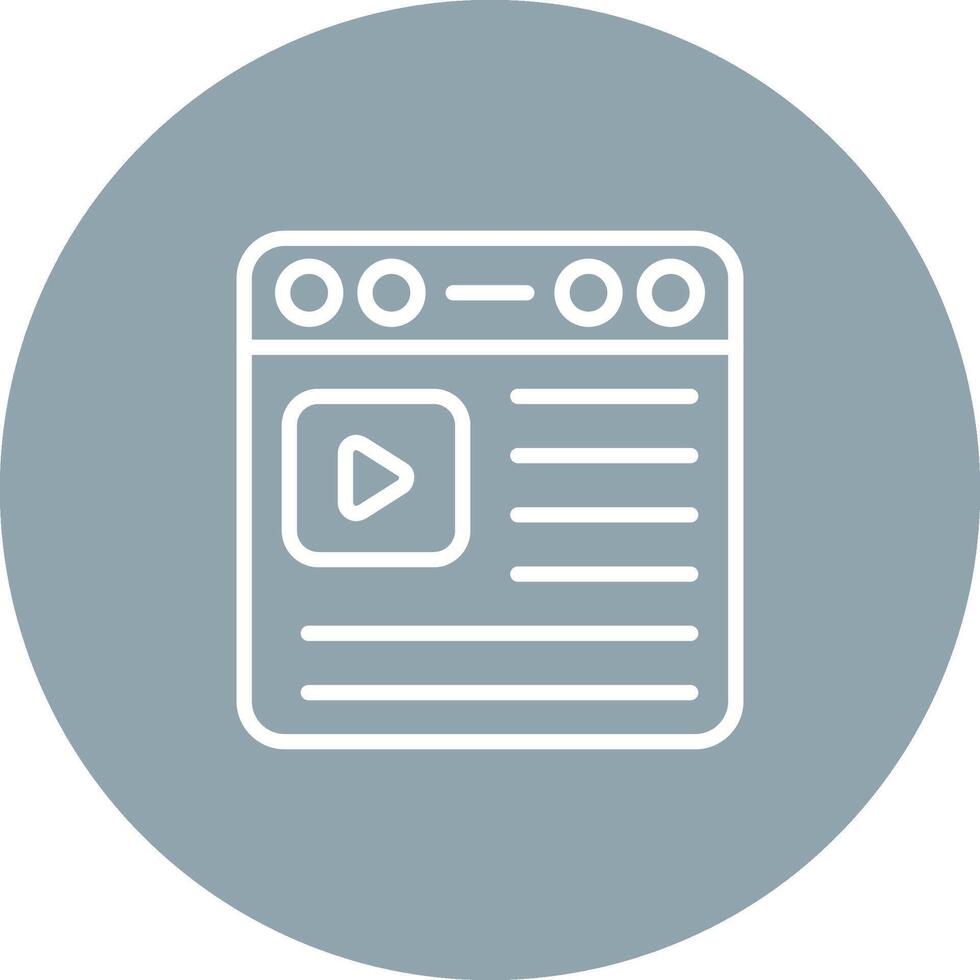 Video Vector Icon