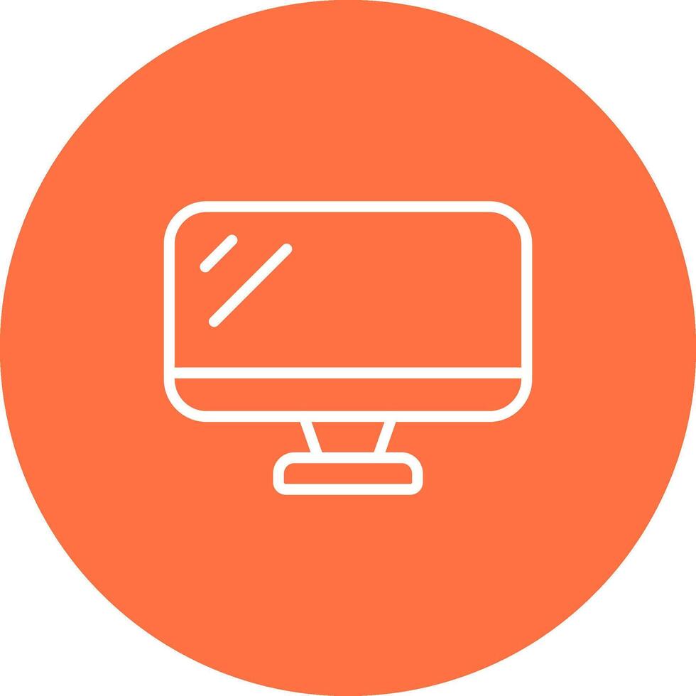 monitor de icono de vector