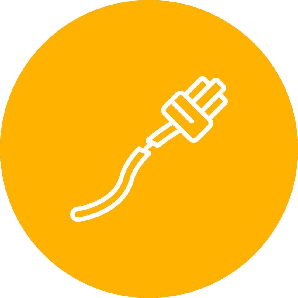 Broken Cable Vector Icon