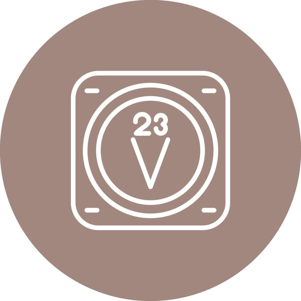 vanadio vector icono