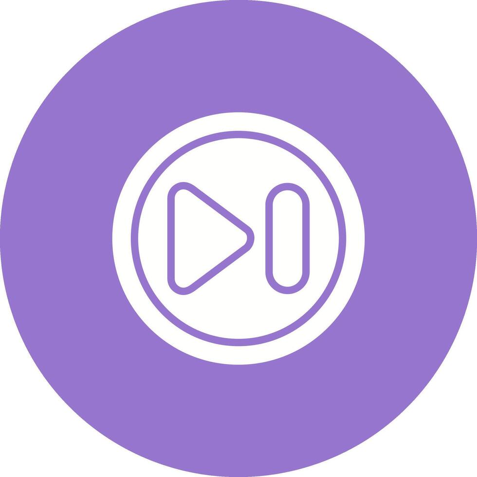 Next Track Button Vector Icon
