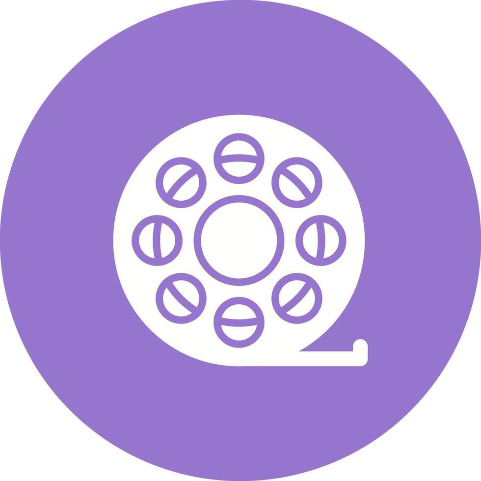 Film Reel Vector Icon